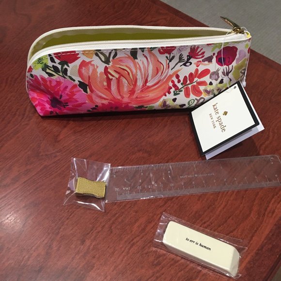 kate spade Handbags - Kate Spade Dahlia Pencil Case - NWT